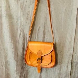 Crossbody buckle purse
